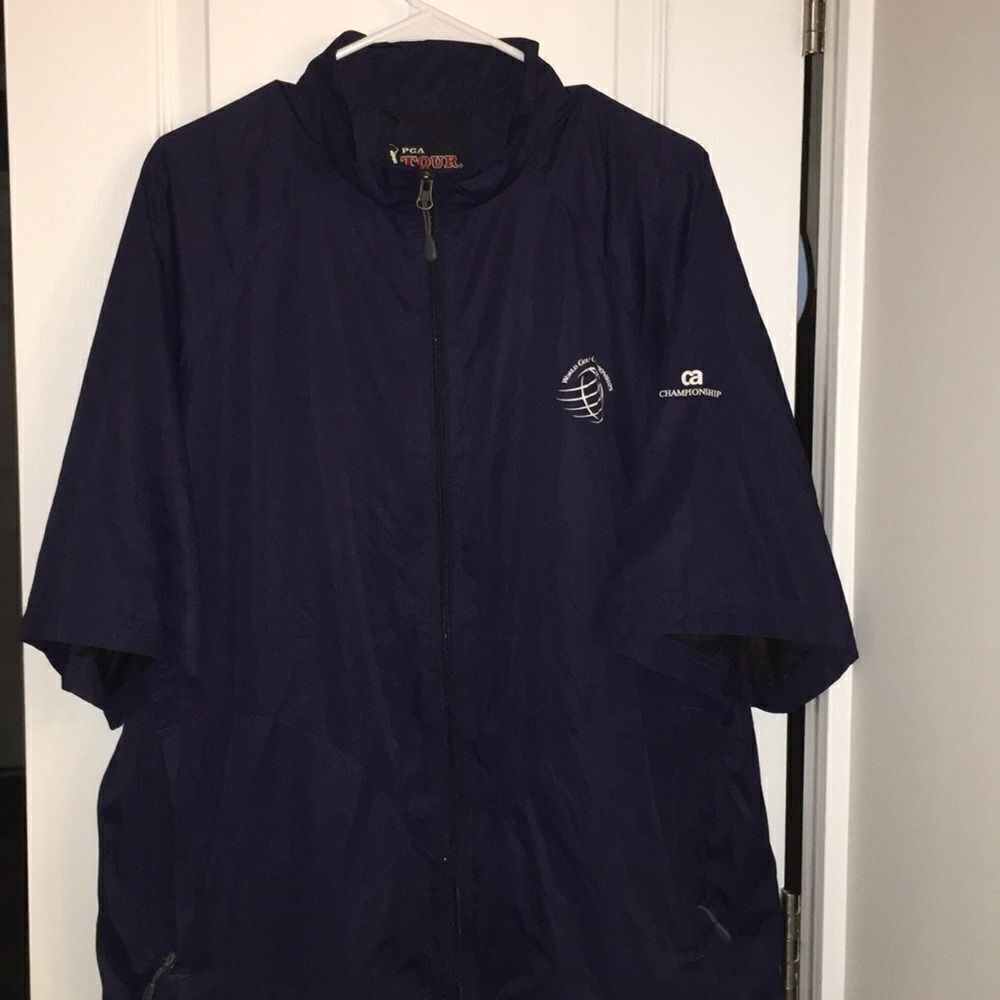 Blue SS World Golf Championships CA PGA Jacket L